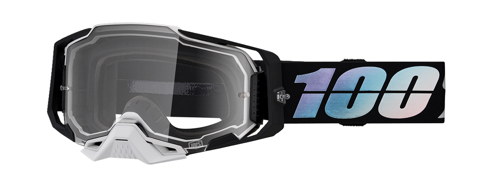 100% Armega Goggles - Krisp - Clear 50004-00019