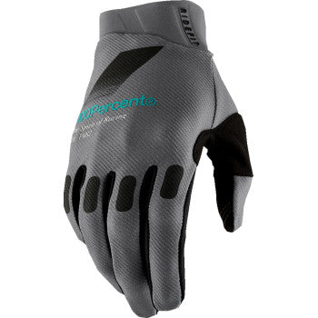 100% Ridefit Gloves - Petrol - Large 10010-00047