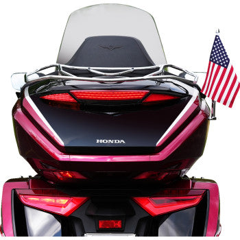 SHOW CHROME LED Trunk Light - Red Lens - Black - GL1800 52-970RBK