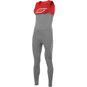 SLIPPERY Breaker Wetsuit - Charcoal/Red - Large 3201-0284