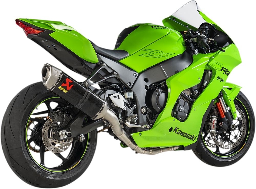 AKRAPOVIC Race Exhaust - Carbon Fiber  Ninja ZX-10RR /R 2021-2024 S-K10R10-RC 1810-2872