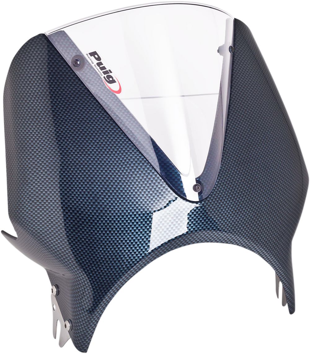 PUIG HI-TECH PARTS Windscreen - Carbon/Clear 003CW