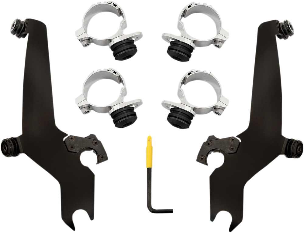 MEMPHIS SHADES Sportshield Mounting Kit - Black - Scout MEB2018