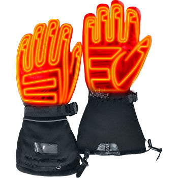 GERBING HEATED CLOTHING GT5 12 V Hybrid Heated Gloves - Black - 2XL GERGLVGT512VBLKXXL