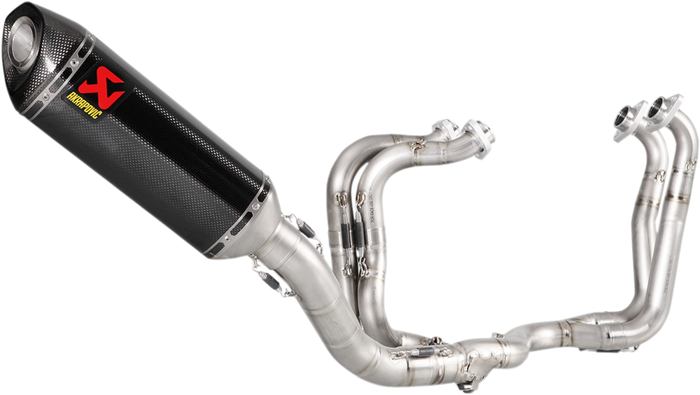 AKRAPOVIC Evolution Exhaust - Titanium/Carbon Fiber RSV4 RR / RF / Tuono V4 1100 RR / Factory 2015-2020	 S-A10E8-RC 1810-2298