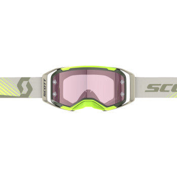 SCOTT Prospect 2.0 AMP Goggle - Kaki Green/Neon Yellow - Rose Lens 421469-7701352