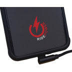 RidePower 90° Male USB to 90° Male USB-C Cable - Phone - Charger - 18" - Black RP90DGUSBUSBC18