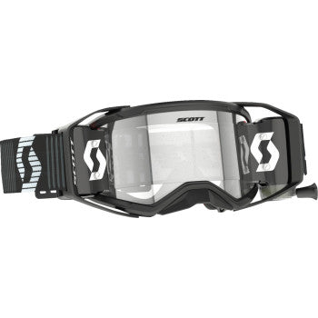 SCOTT Prospect 2.0 Super WFS Goggle - Roll-Off - Black/White - Clear Lens 421473-1007113