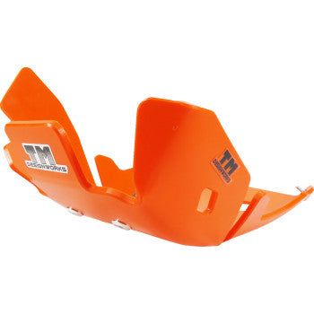 T.M. DESIGNWORKS Skid Plate - Orange - Gas Gas | Husqvarna | KTM KTMC-258-OR