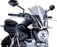PUIG HI-TECH PARTS New Generation Windscreen - Smoke - MT07 7016H