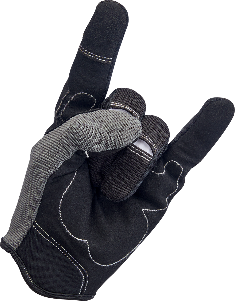 BILTWELL Moto Gloves - Gray/Black - Small 1501-1101-002