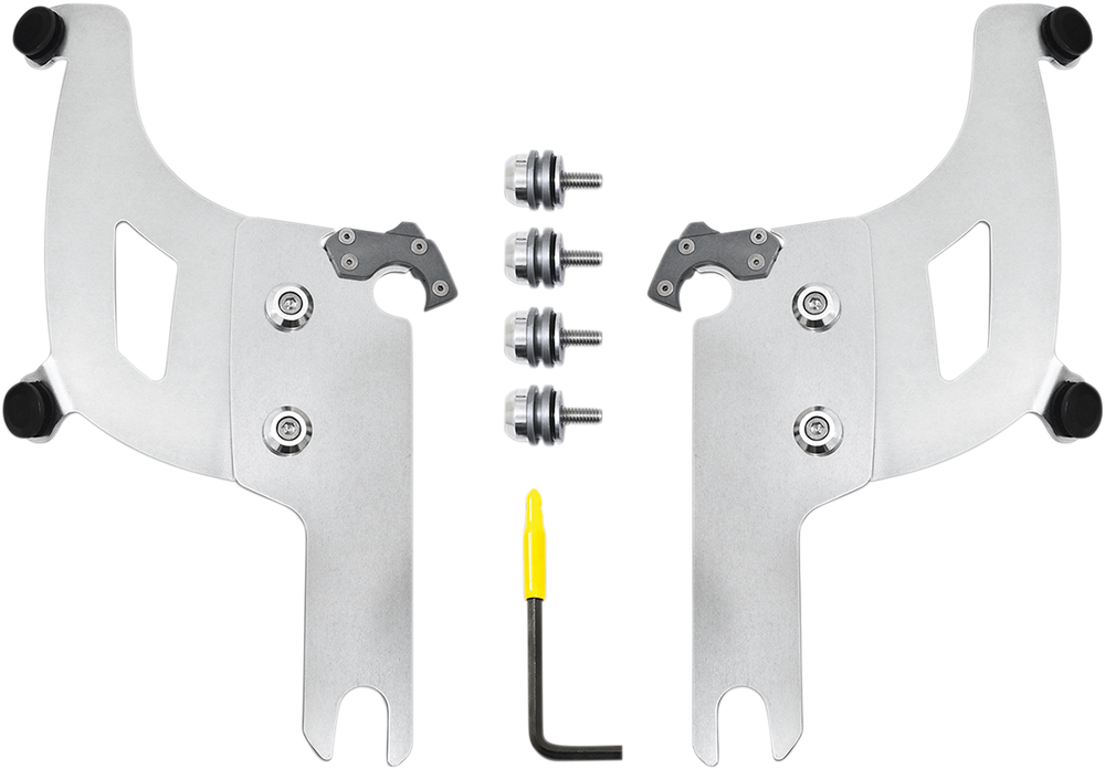 MEMPHIS SHADES Bullet Mounting Kit - Polished - FLHRS/XS MEK2042