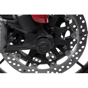 SW-MOTECH Axle Sliders - Front - Set - Ducati Multistrada V4 2021-2024 STP.22.176.10600/B