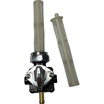 DRAG SPECIALTIES Petcock - Vacuum - Downward Outlet - Black T03-0101B