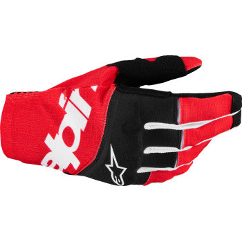 ALPINESTARS Techstar MX Gloves - Black/Bright Red - 2XL 3560125-1303-2XL