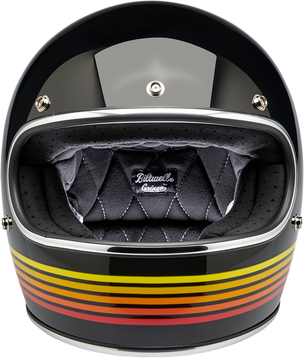 BILTWELL Gringo Helmet - Gloss Black Spectrum - XS 1002-536-101