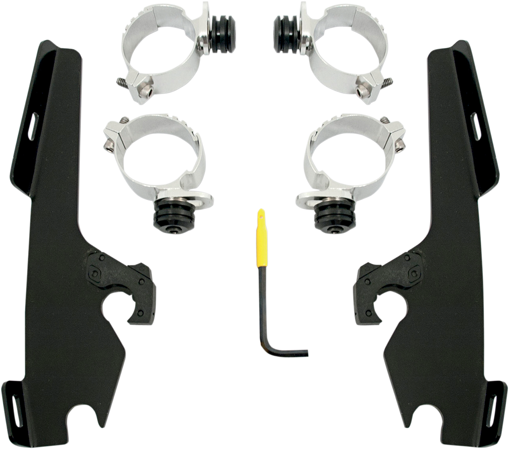 MEMPHIS SHADES Fats/Slim Trigger Lock Mounting Kit - Black MEB8977