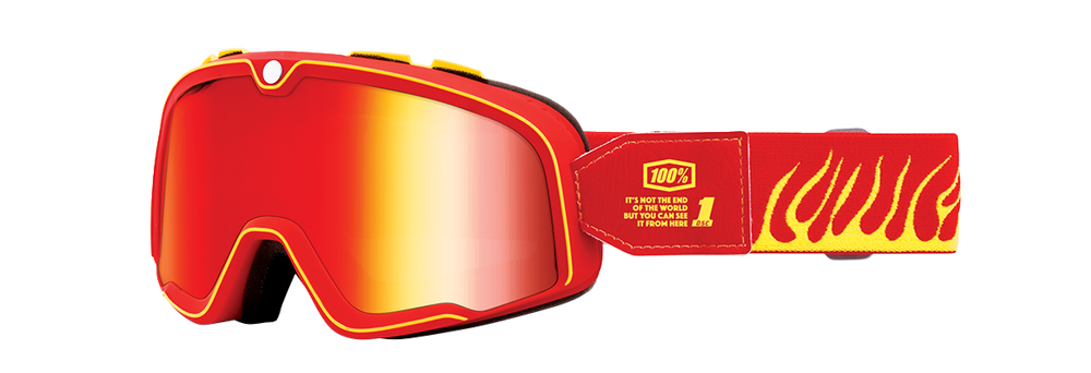 100% Barstow Goggles - Death Spray - Red Mirror 50000-00011