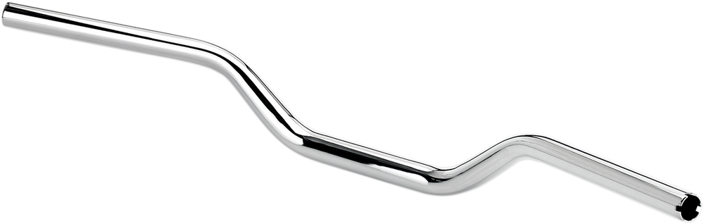 BILTWELL Handlebar - Oversized - Tracker Mid - TBW - Chrome 6308-1055