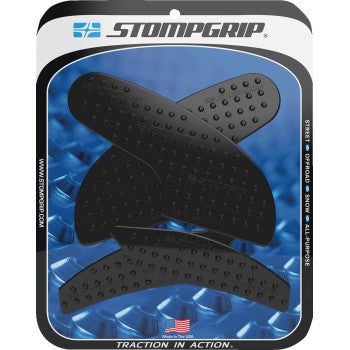 STOMPGRIP Traction Pad Tank Grips - Volcano - Black - Supersport 950/S 55-10-0146B