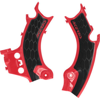 X-Grip Frame Guards - Black/Red - CRF450R