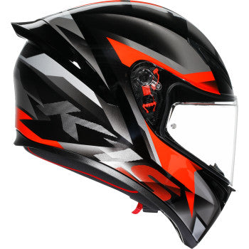 AGV K1 S Helmet - Fastlap - Black/Gray/Red - Small 2118394003-064-S