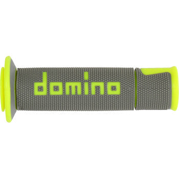 DOMINO A450 Grips - Domino - Gray/Fluorescent Yellow A45041C5052