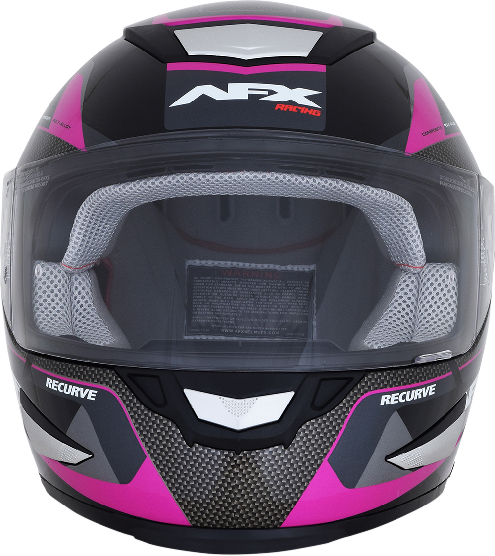 AFX FX-99 Helmet - Recurve - Black/Fuchsia - XL 0101-11105