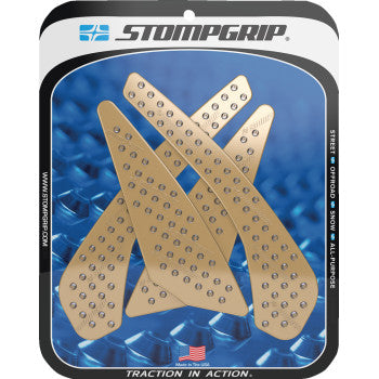 STOMPGRIP Traction Pad Tank Grips - Volcano - Clear - GSX-S 750/Z 55-10-0151C