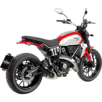 LEOVINCE LV-10 Slip-On Muffler - Black Scrambler 2023-2024  15266FB