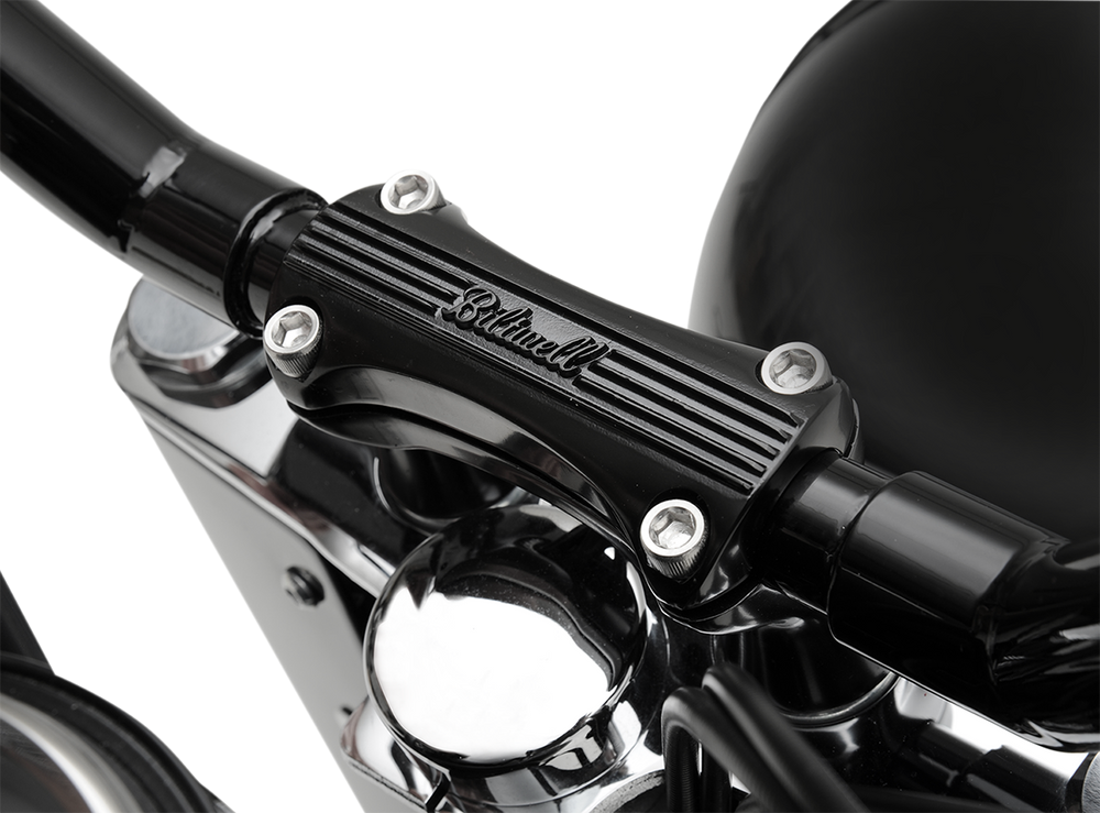 BILTWELL Risers - Thunder - 2" - Black 6402-201-02