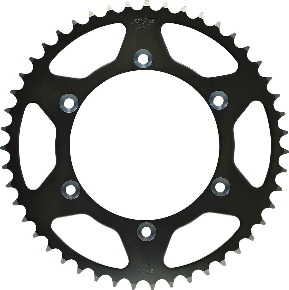 SUNSTAR SPROCKETS Steel Rear Sprocket - 47 Tooth - Suzuki 2-357747