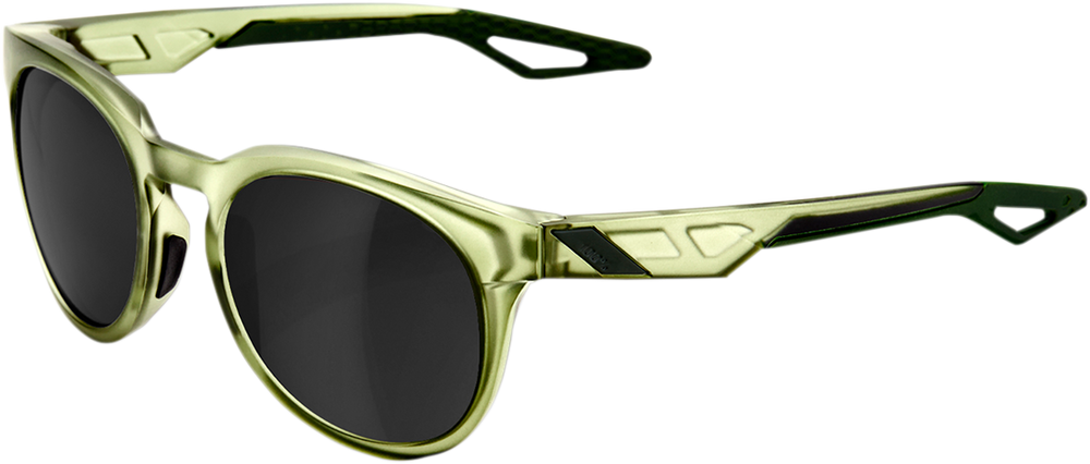 100% Campo Sunglasses - Olive - Black Mirror 61026-296-61