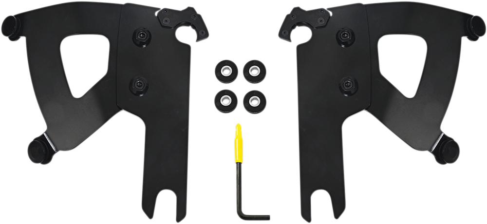 MEMPHIS SHADES Road Warrior Mounting Kit - Black - FLHR MEB2039