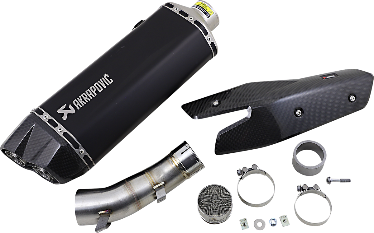 AKRAPOVIC Titanium Muffler - Black for ZH2 2020-2023 S-K10SO25-HGITBL 1811-3998