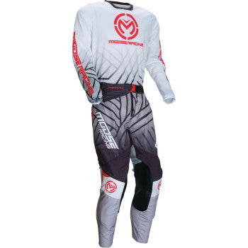 MOOSE RACING Sahara Jersey - Black/White - Medium 29107949