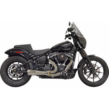 BASSANI XHAUST 2-into-1 Ripper Short Exhaust System  Stainless Steel 1S73SSE