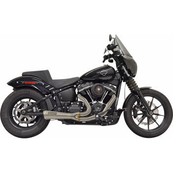 BASSANI XHAUST 2-into-1 Ripper Short Exhaust System Stainless Steel 1S73SSE