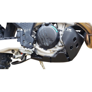 T.M. DESIGNWORKS Skid Plate - Black - Gas Gas | Husqvarna | KTM KHLG-362-BK