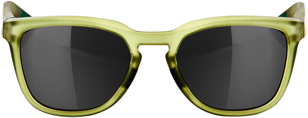 100% Hudson Sunglasses - Olive - Black Mirror 61028-296-61