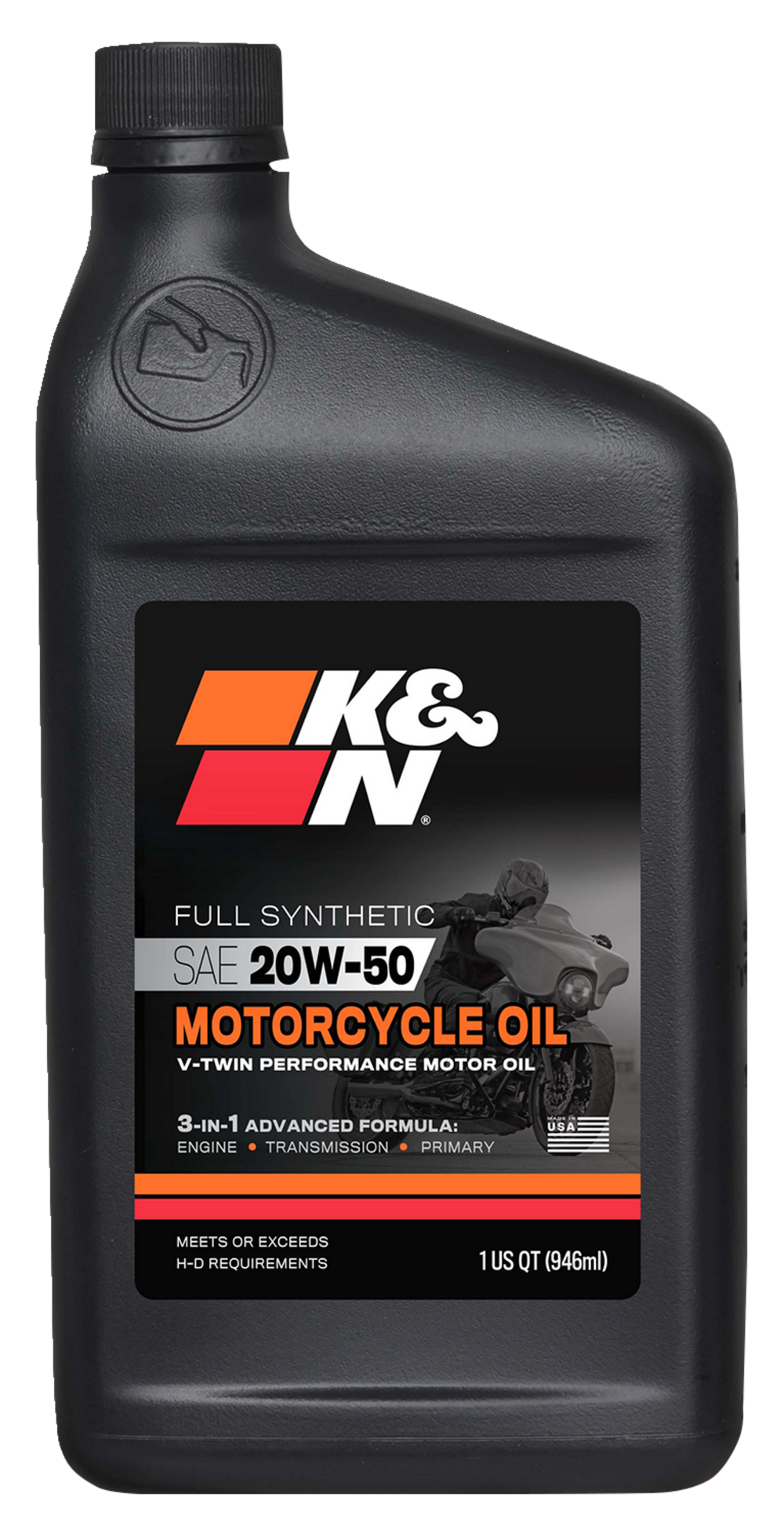 K & N Synthetic Engine Oil - 20W50 - 1 U.S. quart 108063