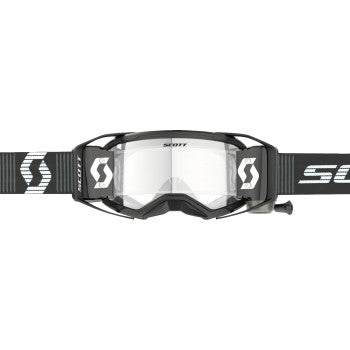SCOTT Prospect 2.0 Super WFS Goggle - Roll-Off - Black/White - Clear Lens 421473-1007113