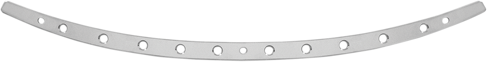 MEMPHIS SHADES Windshield Trim - Polished - Holes - FLH '96-'13 MEM0947