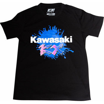 D'COR VISUALS Kawasaki Factory T-Shirt - Black - XL 80-127-4