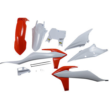 CYCRA Plastic Body Kit - OEM Orange/White KTM 2019-2022 1CYC-9426-00