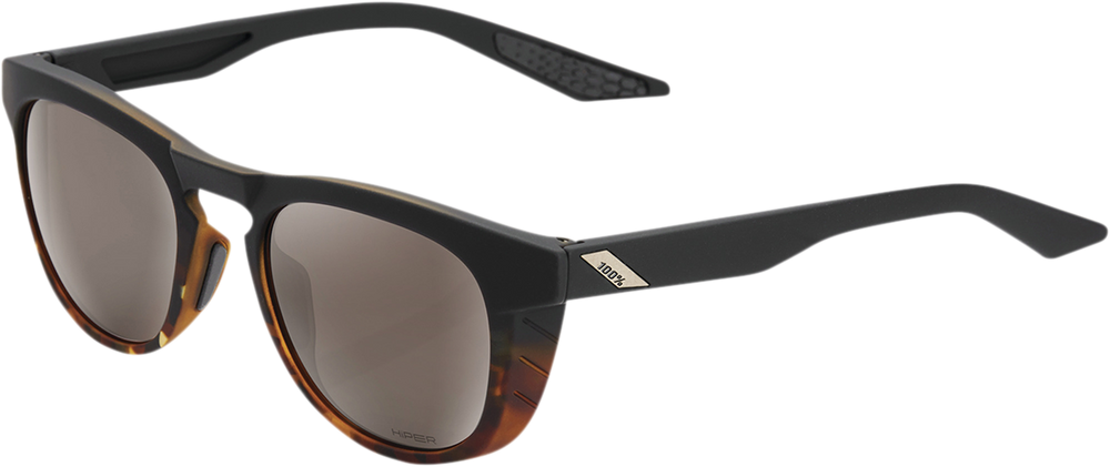 100% Slent Sunglasses - Black - Silver Mirror 61035-404-01
