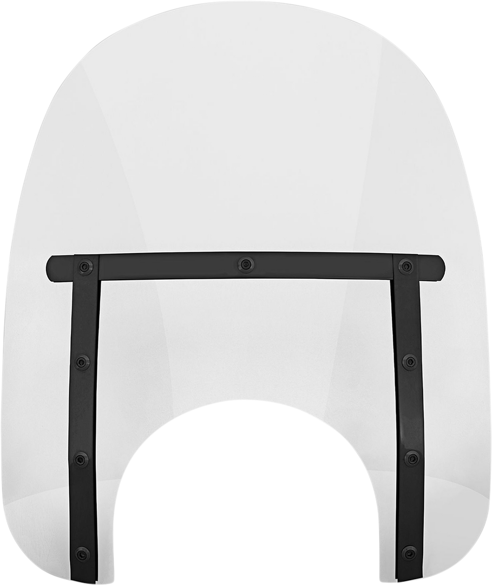 MEMPHIS SHADES Memphis Slim Windshield - 15" - 9" Headlight Cutout - Clear MEB4120