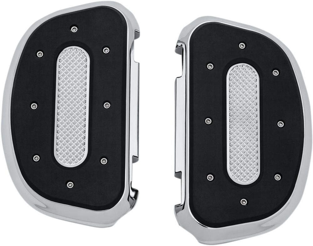 KURYAKYN Heavy Industry Floorboards - Passenger - Chrome 7043