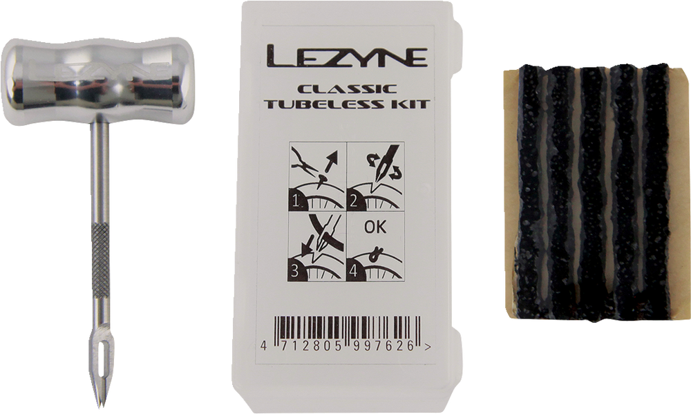 LEZYNE Classic Tubeless Tire Repair Kit 1PKCTBLSV106
