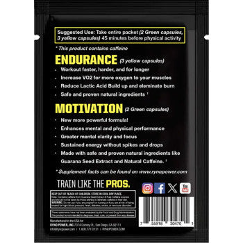 RYNO POWER Pre-Race Combo Packet - 12 Pack SMP-PRERACE